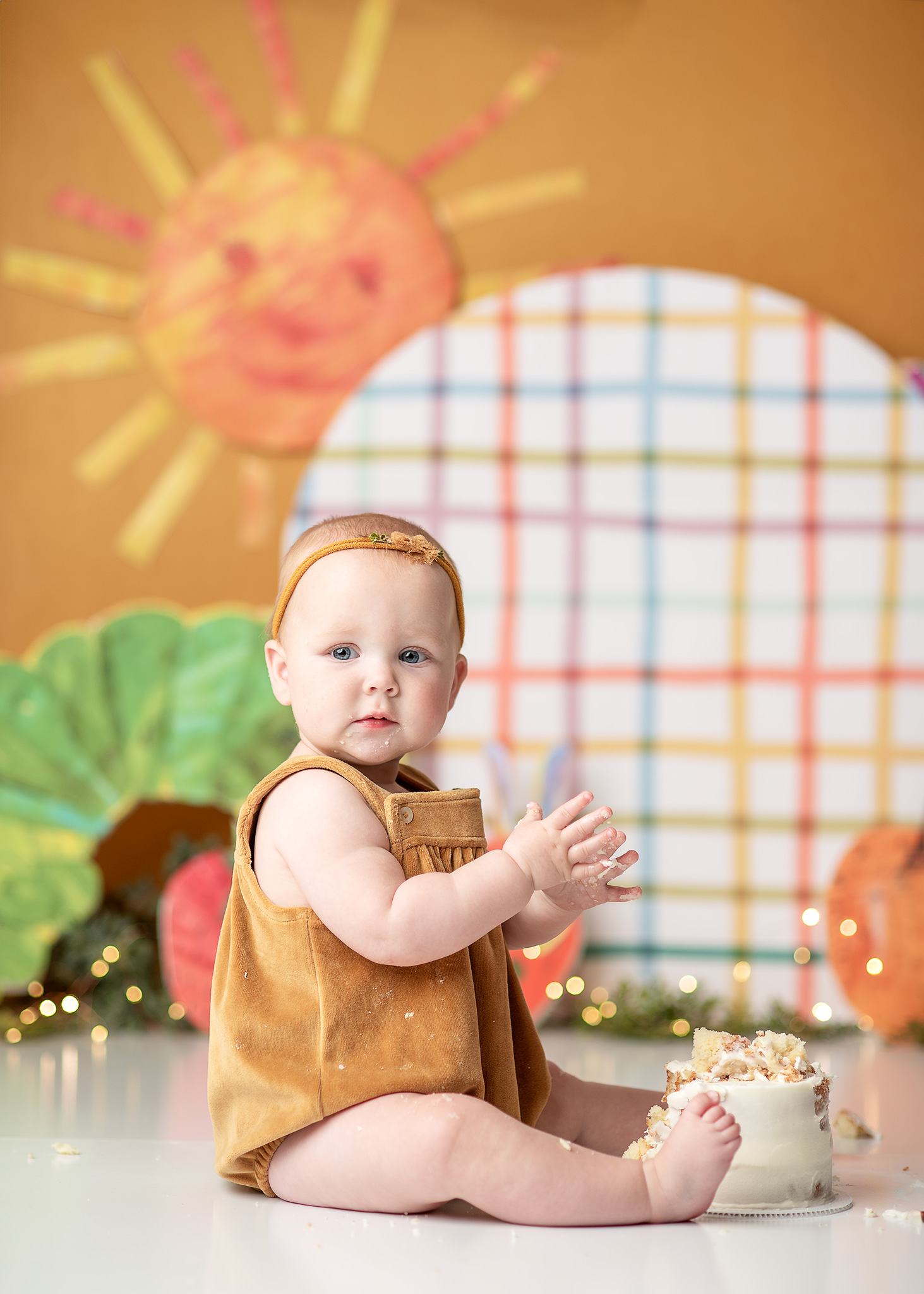 first birthday photos, omaha baby photographer, kansas city cake smash photographer